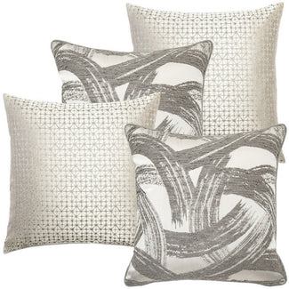 Naya Bundle - Diamond & Swirl Patterned Cushion Set | Knot Home