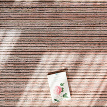 Rita Rosso Rust And Beige Striped Carpet